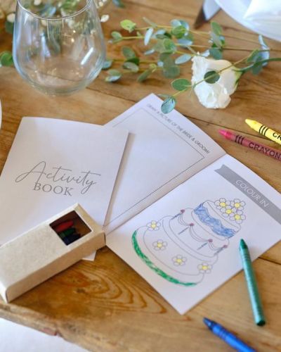 Rustic Romance Wedding Activity Books 5pk