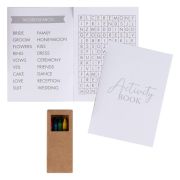 Rustic Romance Wedding Activity Books 5pk