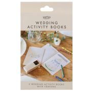 Rustic Romance Wedding Activity Books 5pk