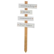 Rustic Romance Wedding Signpost