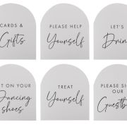 Rustic Romance Wedding Signs