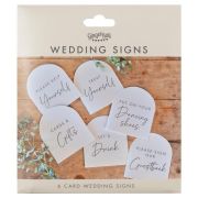 Rustic Romance Wedding Signs