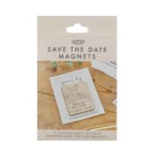 Rustic Romance Save the Date Magnets 10pk