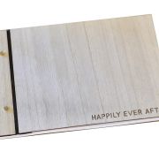 Rustic Romance Wooden Wedding Guest Book