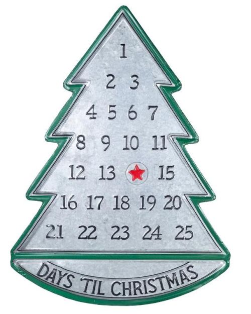 Rustic Tin Advent Calendar