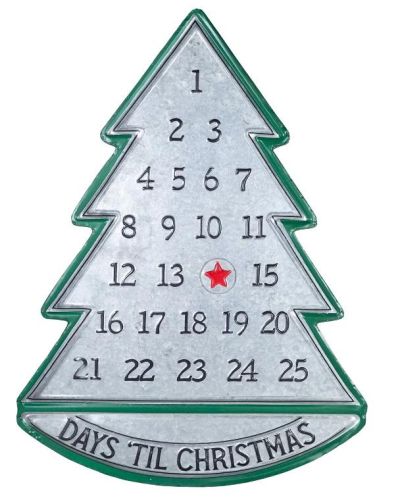 Rustic Tin Advent Calendar