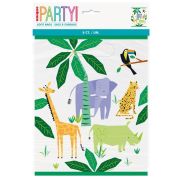 Animal Safari Loot Bags 8pk