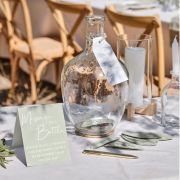 Sage Wedding Message in a Bottle Guest Book Alternative