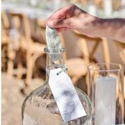 Sage Wedding Message in a Bottle Guest Book Alternative