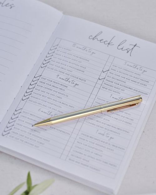 Sage Wedding Planner Notebook
