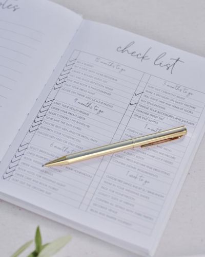 Sage Wedding Planner Notebook