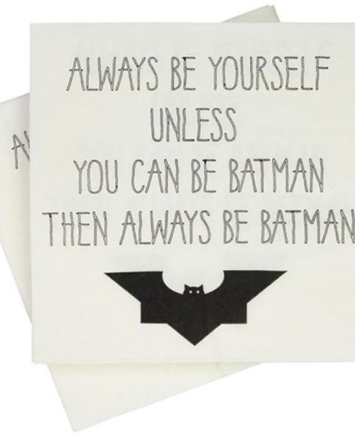 Always Be Batman Lunch Napkins 20pk