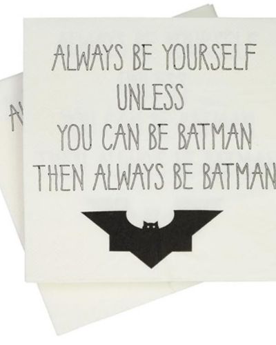 Always Be Batman Lunch Napkins 20pk