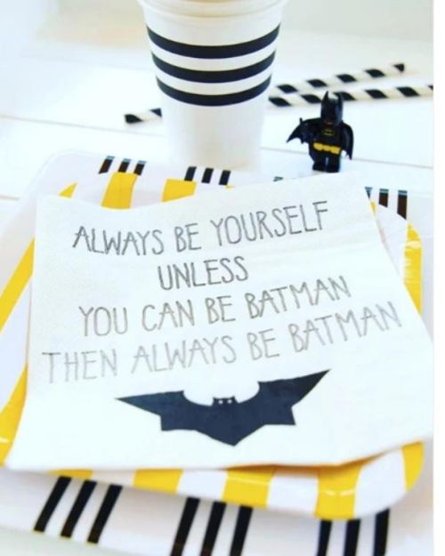 Always Be Batman Lunch Napkins 20pk