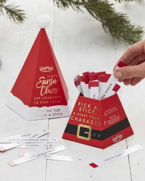Santa Clues Christmas Charades Family Party Game