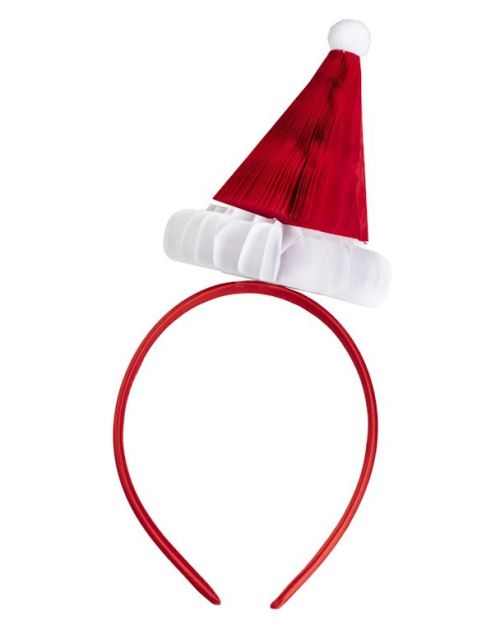 Santa Hat Christmas Headbands 2pk