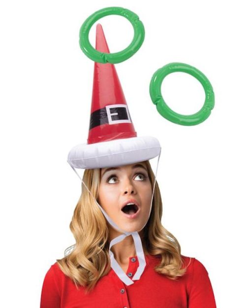 Santa Hat Ring Toss Game