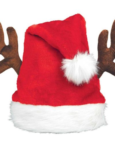 Santa Hat with Antlers