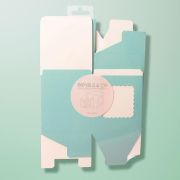 Scalloped Single Cupcake Box 6pk – Pastel Blue