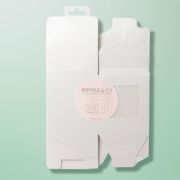 Scalloped Single Cupcake Box 6pk – White