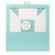 Scalloped Tall 12-Hole Cupcake Box – Pastel Blue