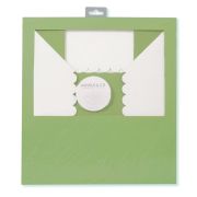 Scalloped Tall 12-Hole Cupcake Box – Pastel Green