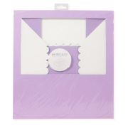 Scalloped Tall 12-Hole Cupcake Box – Pastel Lilac