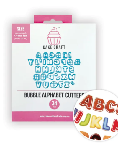 Bubble Alphabet Cutter Set