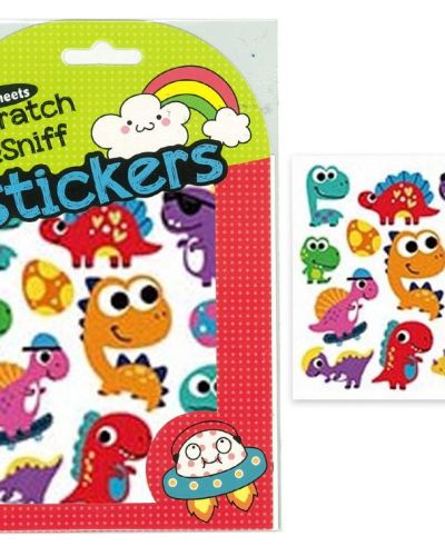 Scratch & Sniff Stickers – Dinosaurs