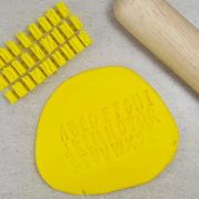 Script Upper Case Letters Embosser Set