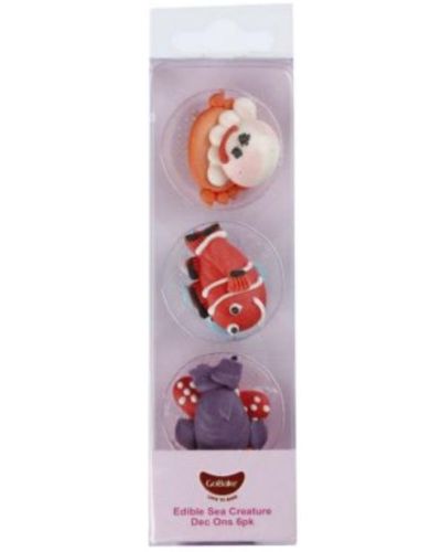 GoBake Dec Ons Novelty Sea Creatures – 6pk