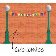 Sesame Street Customisable Party Backdrop Kit