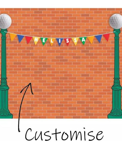 Sesame Street Customisable Party Backdrop Kit