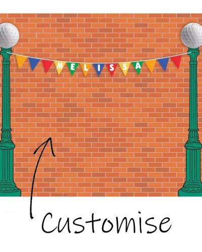 Sesame Street Customisable Party Backdrop Kit