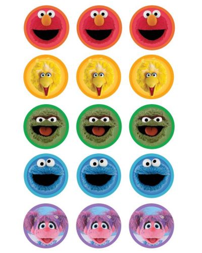 Edible Icing Cupcake Images – Sesame Street
