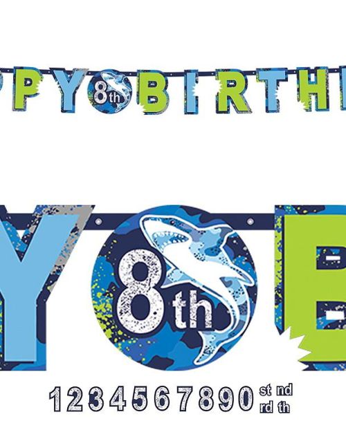 Shark Party Add An Age Banner