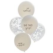 She Said Yes Engagement Balloon Bundle 5pk