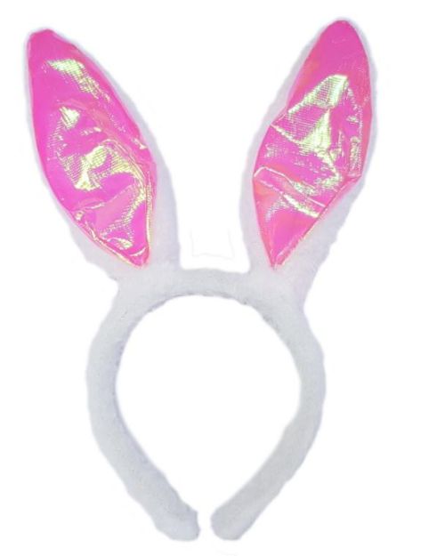 Shimmer Bunny Ears – Pink