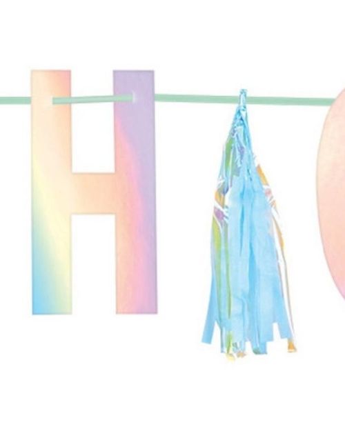 Shimmering Party Hooray Tassel Garland