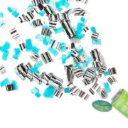 Shimmering Party Confetti Poppers 3pk