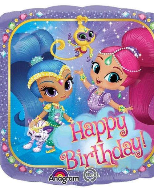 Shimmer & Shine Happy Birthday Foil Balloon