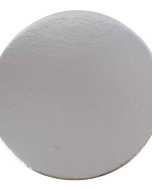 Cake Card 2mm – 6″ Round Silver