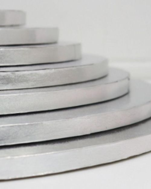12MM Silver Cake Drum 10″
