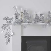 Silver Christmas Foliage Garland