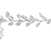 Silver Christmas Foliage Garland