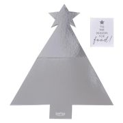 Silver Christmas Tree Shaped Grazing Board