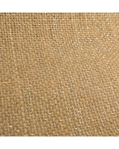 Natural/Silver Burlap Roll 30cm x 4.5m