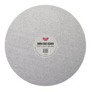 Silver Glitter Round Cake Board 12in