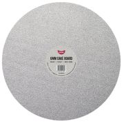 Silver Glitter Round Cake Board 14in