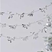Silver Mistletoe Garland